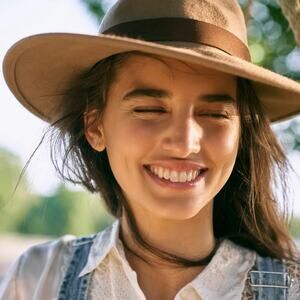 Free People Beaumont Suede Band Felt Hat